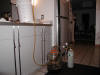 Racking with CO2 to keep the brew fresh.